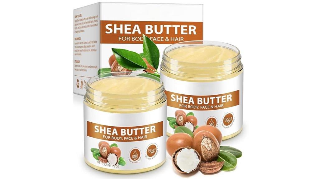 unrefined shea butter cream