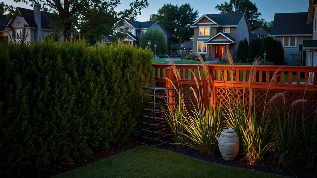 use barriers and plants