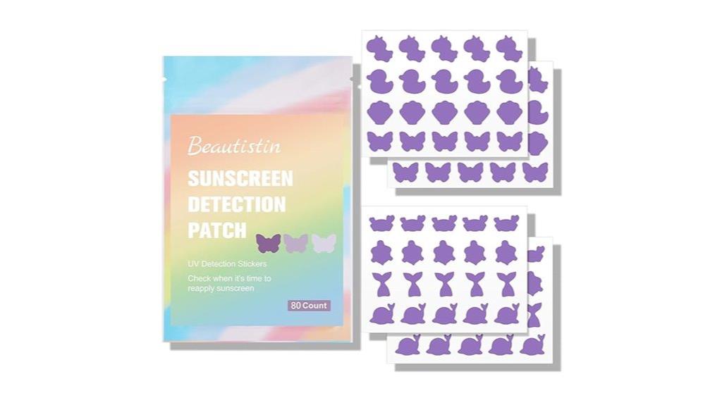 uv detection stickers 80 pack