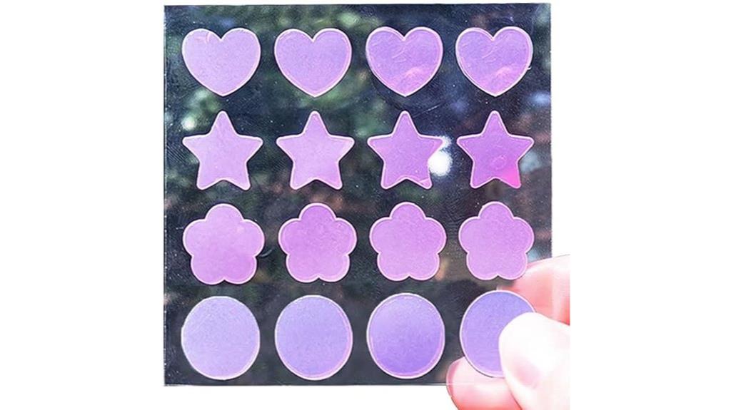 uv detection sunscreen stickers