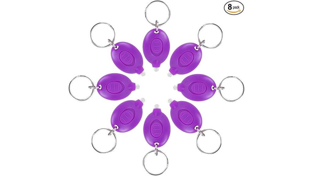 uv mini led keychain