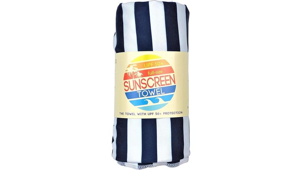 uv protection pool towel