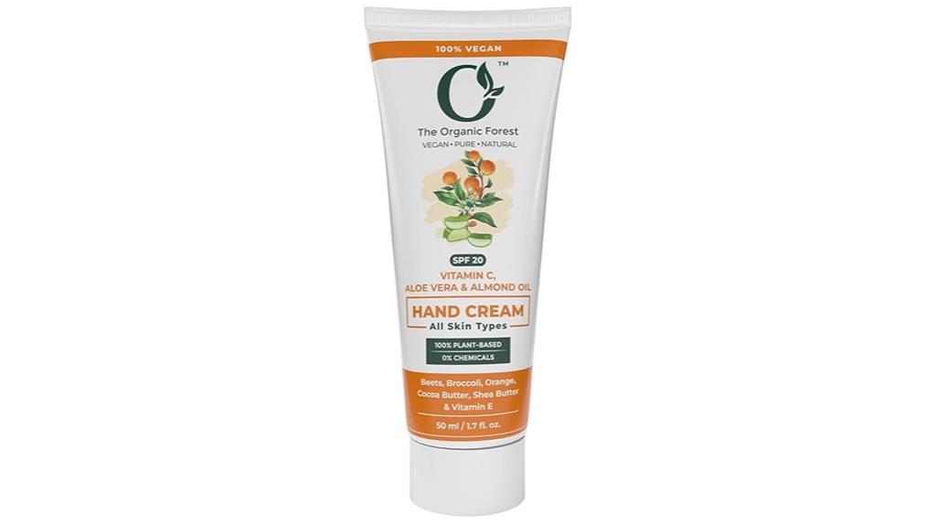 vegan spf hand moisturizer