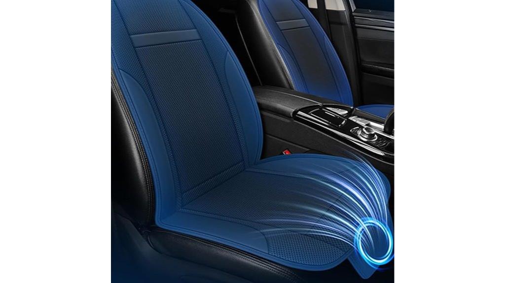ventilated 12v car seat cooler