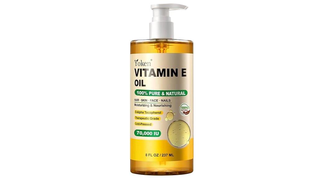 vitamin e oil bottle