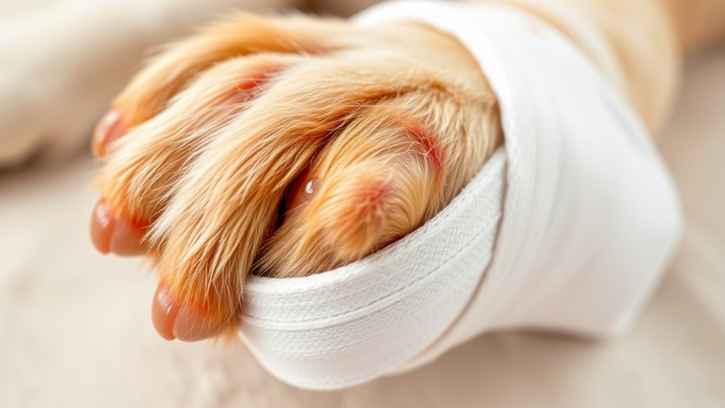 watch for redness swelling discharge