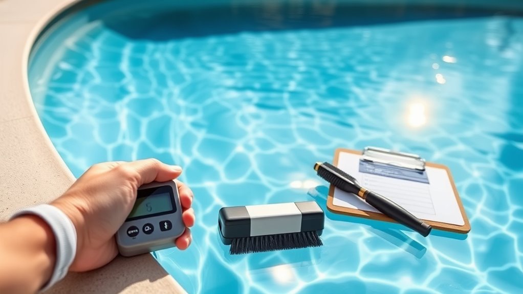 weekly pool maintenance checklist