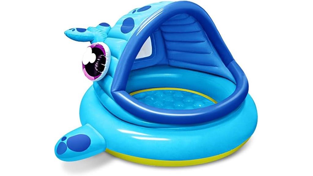 whale shaped kiddie pool