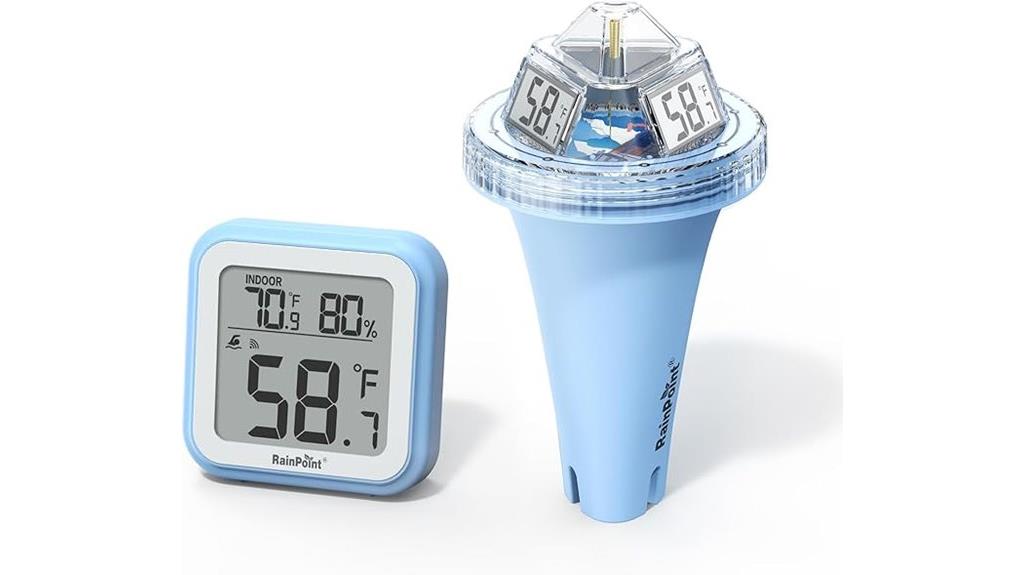 wireless waterproof pool thermometer