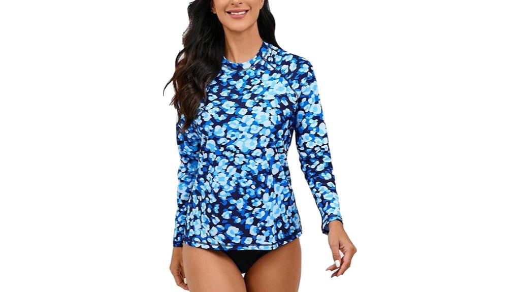 women s long sleeve swim top