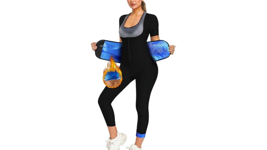 women s sauna sweating jumpsuit