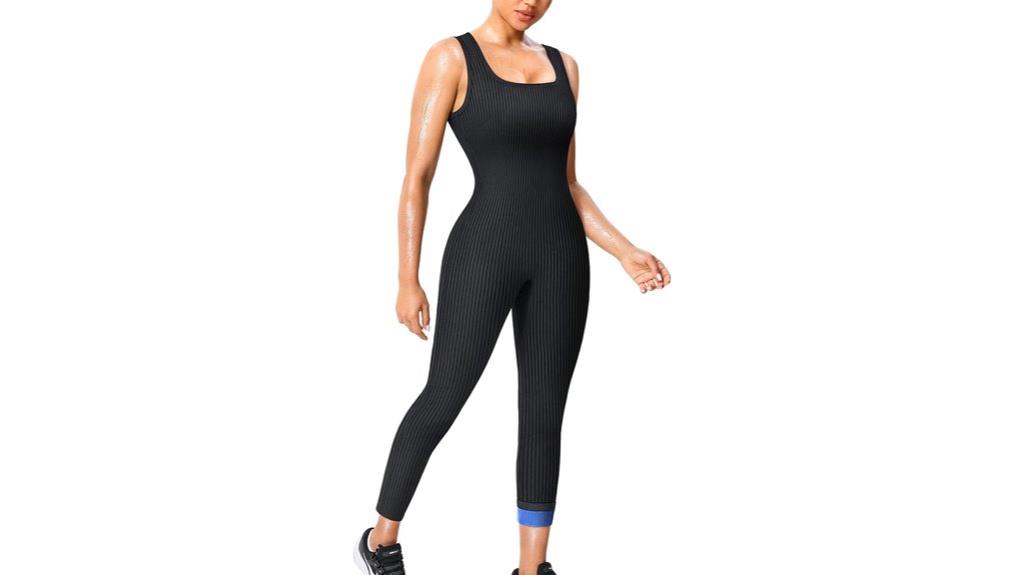 women s sauna waist jumpsuit