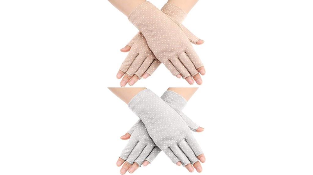 women s uv protection gloves