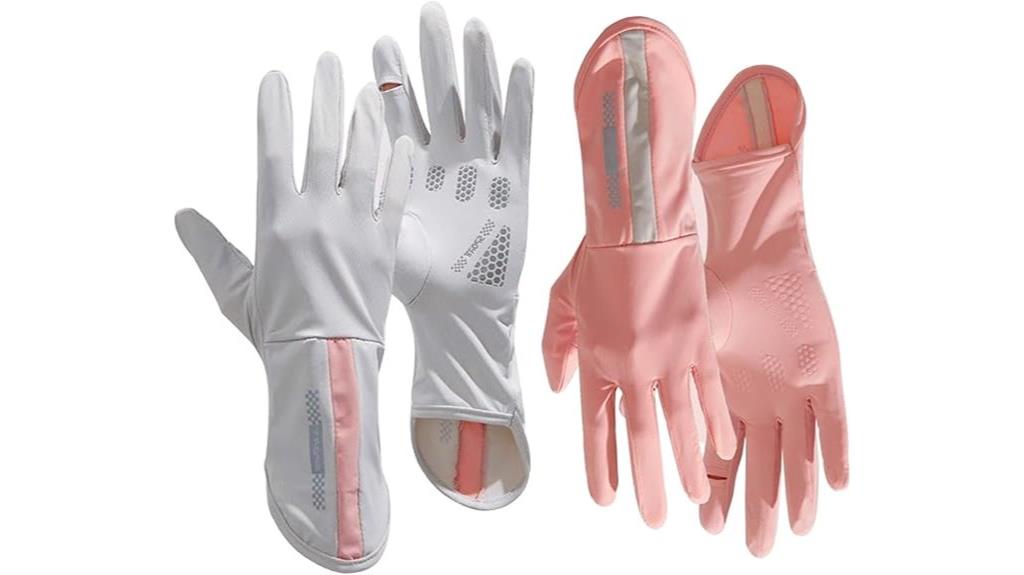 women s uv protective cycling gloves