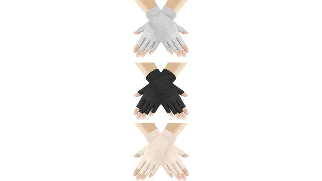 women s uv protective gloves