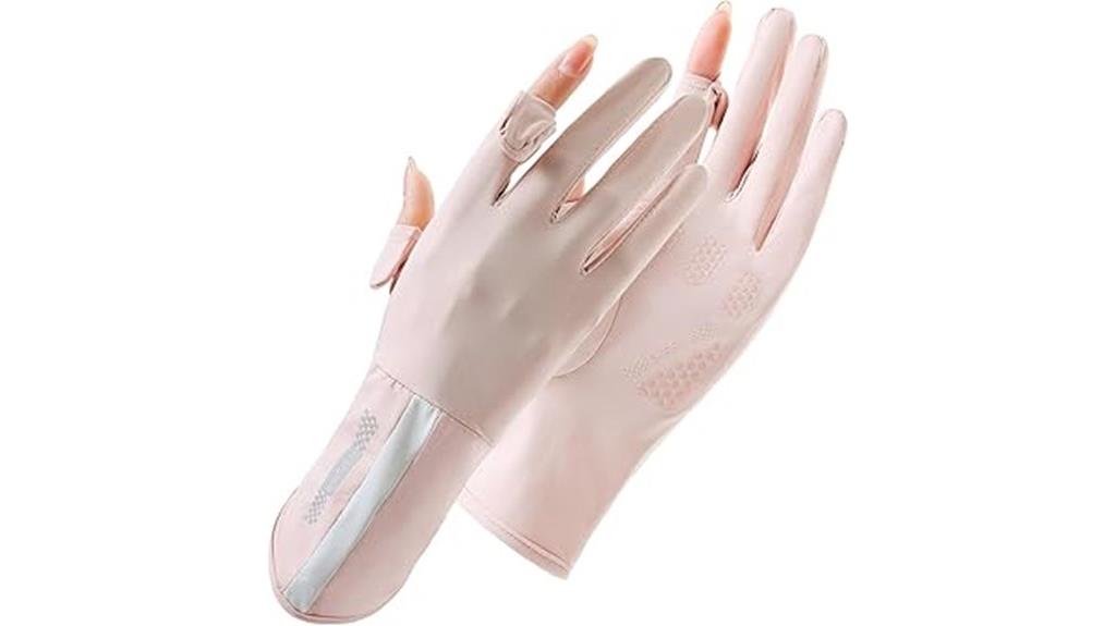 women s uv touchscreen gloves