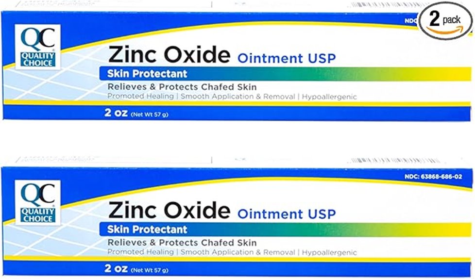zinc oxide ointment pack