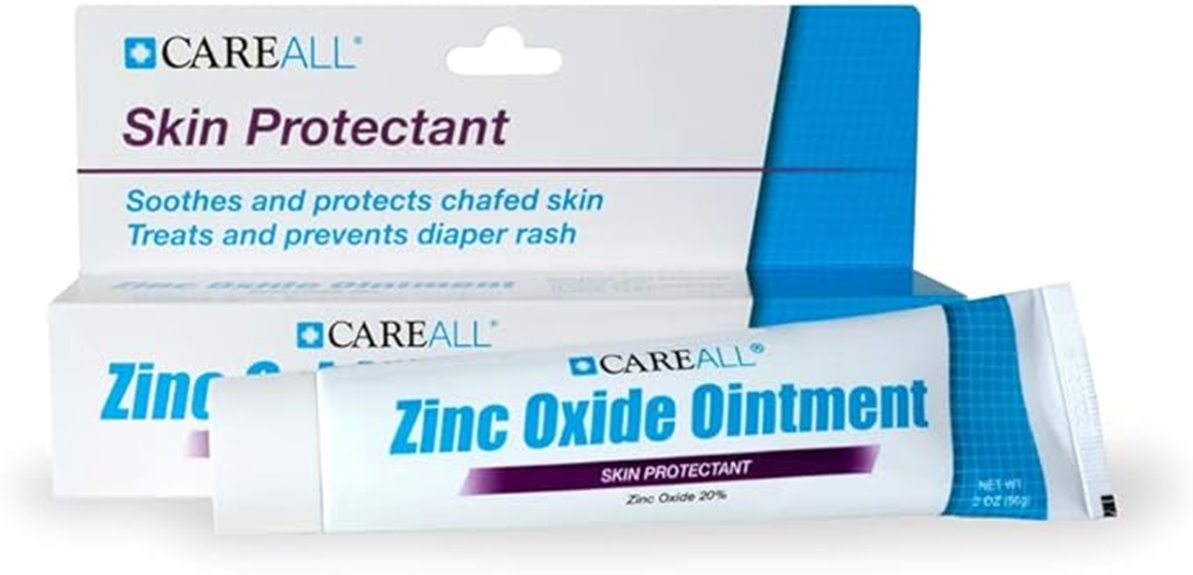 zinc oxide skin protectant
