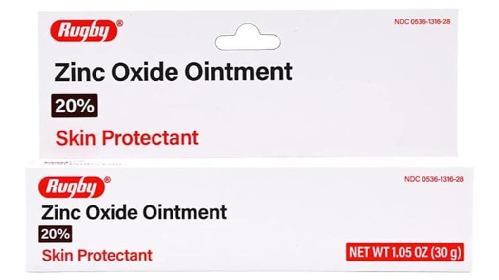 zinc oxide skin protectant