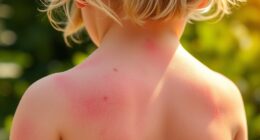 child sunburns long term risk