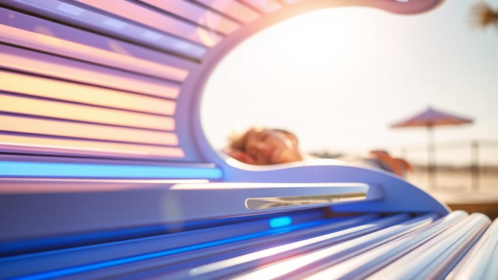 indoor tanning causes skin damage