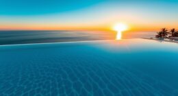 luxury pool with uv hotspots