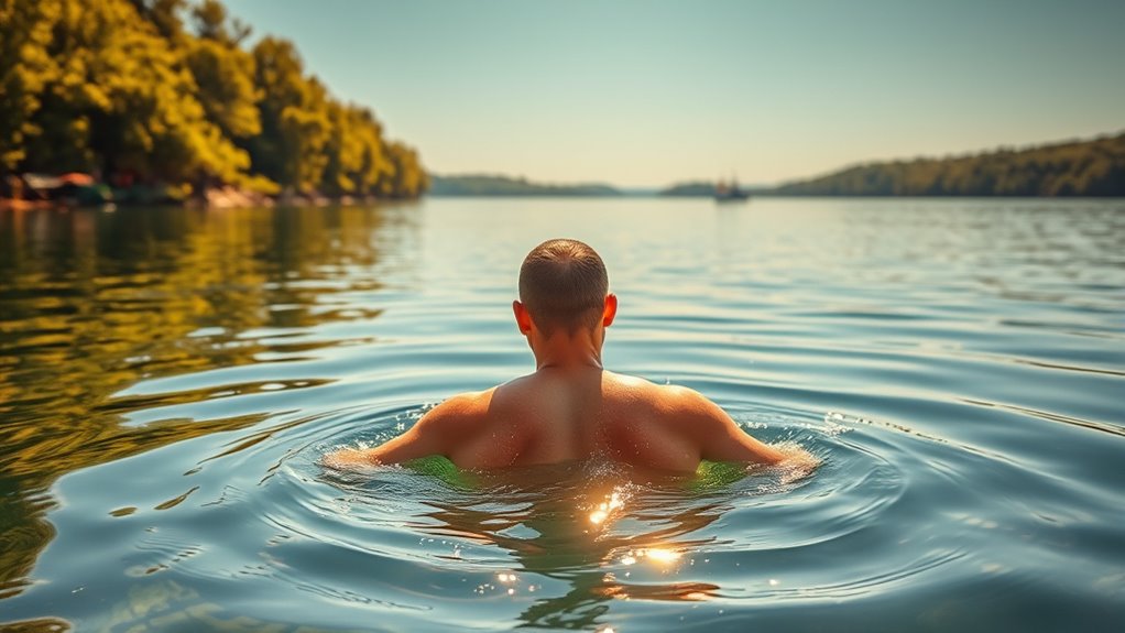 maximize calorie burn swimming