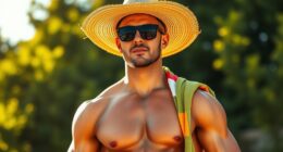 men s sun protection after exercise