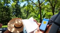 monitor daily sun exposure