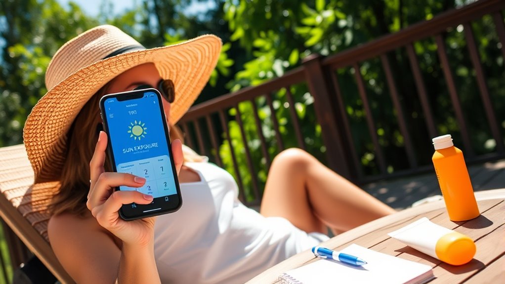 monitor sun exposure balance