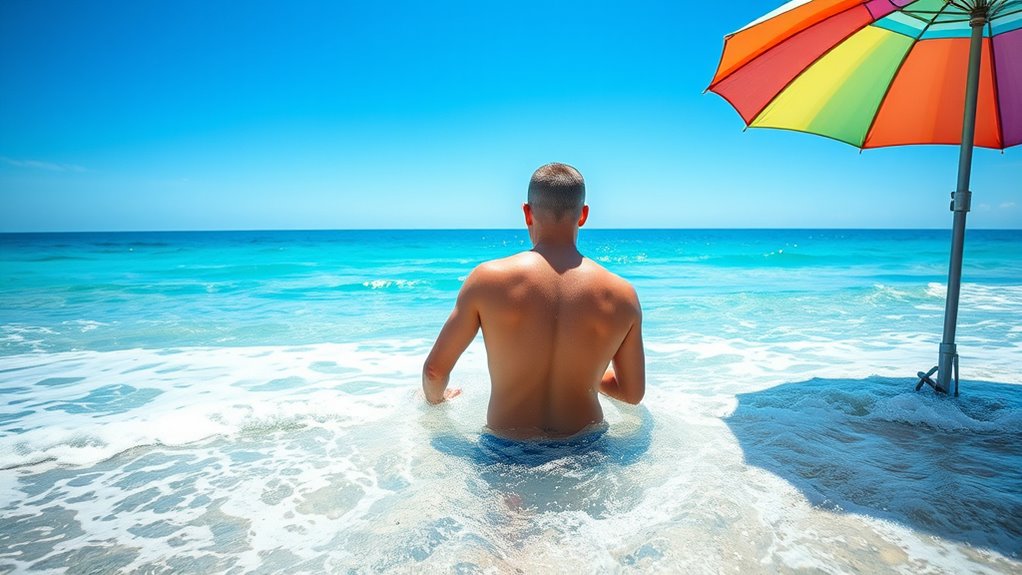 ocean reflection increases sun exposure