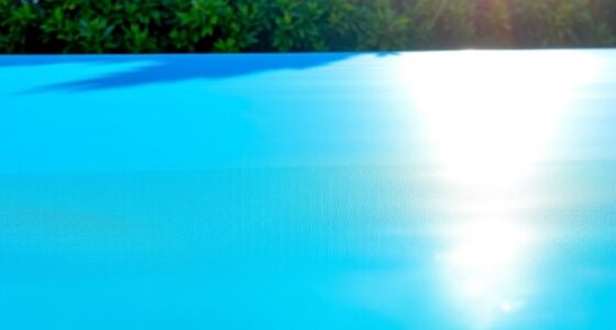 pool sunlight reflection mitigation
