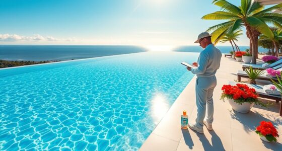 pool upkeep and skin care