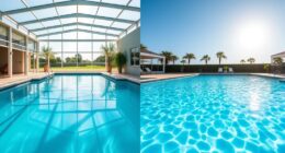 pool uv exposure comparison