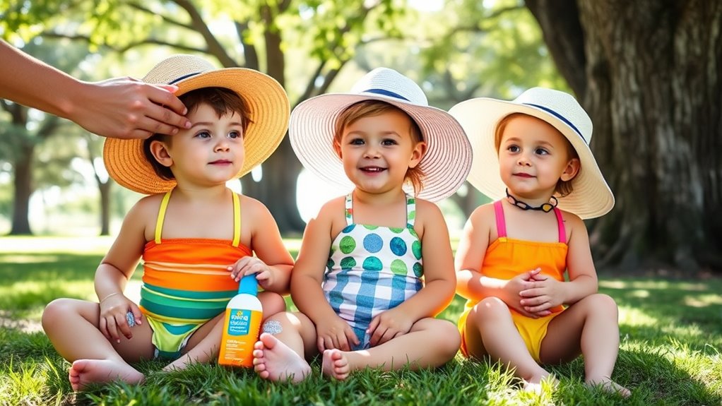 reapply sunscreen regularly and thoroughly