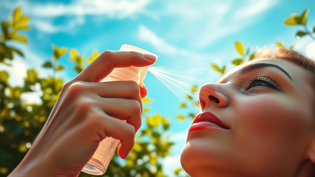 reapply sunscreen regularly outdoors