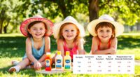 reapply sunscreen regularly outdoors