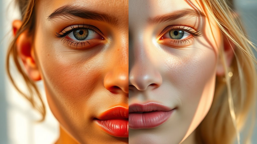 seasonal light alters skin