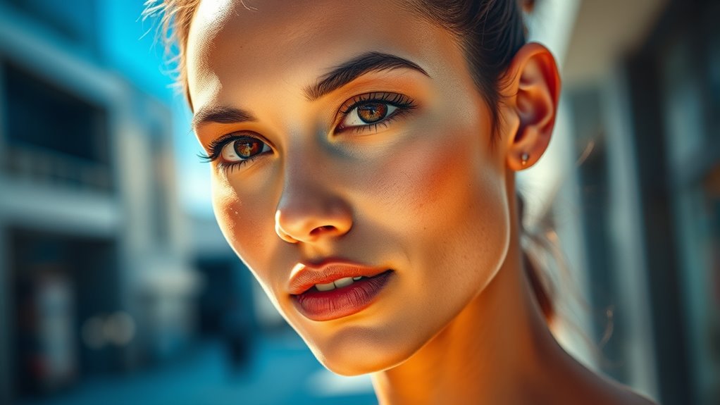 tanned skin symbolizes attractiveness