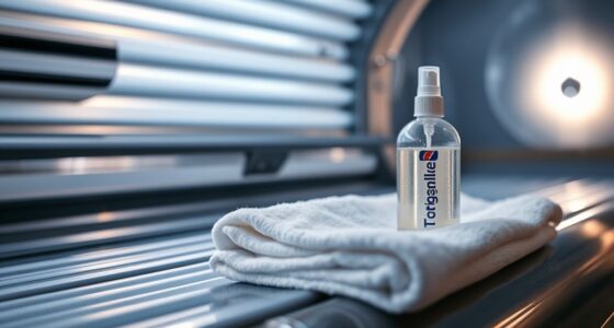 tanning bed sanitation myths