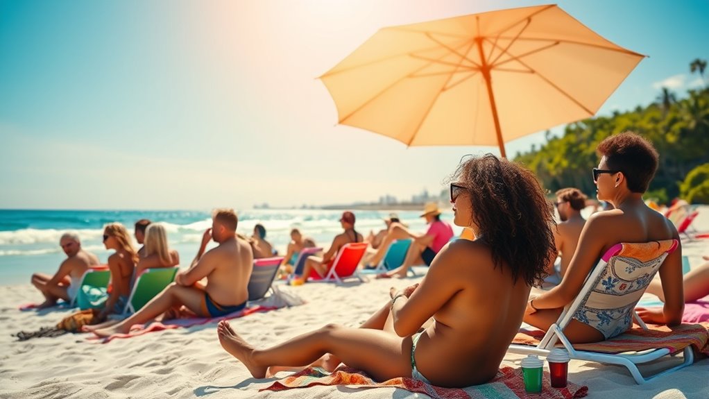 tanning damages skin aging