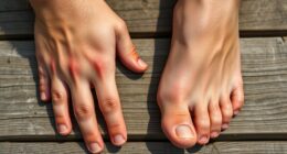 uncovered sun exposure areas