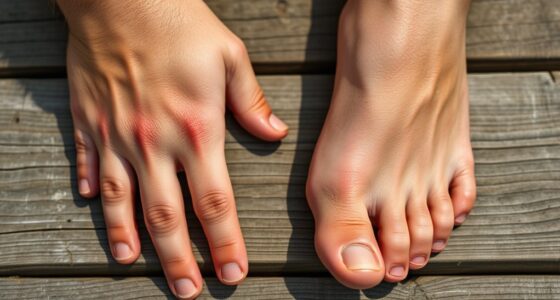 uncovered sun exposure areas