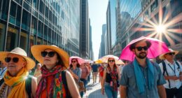 urban reflective sun protection