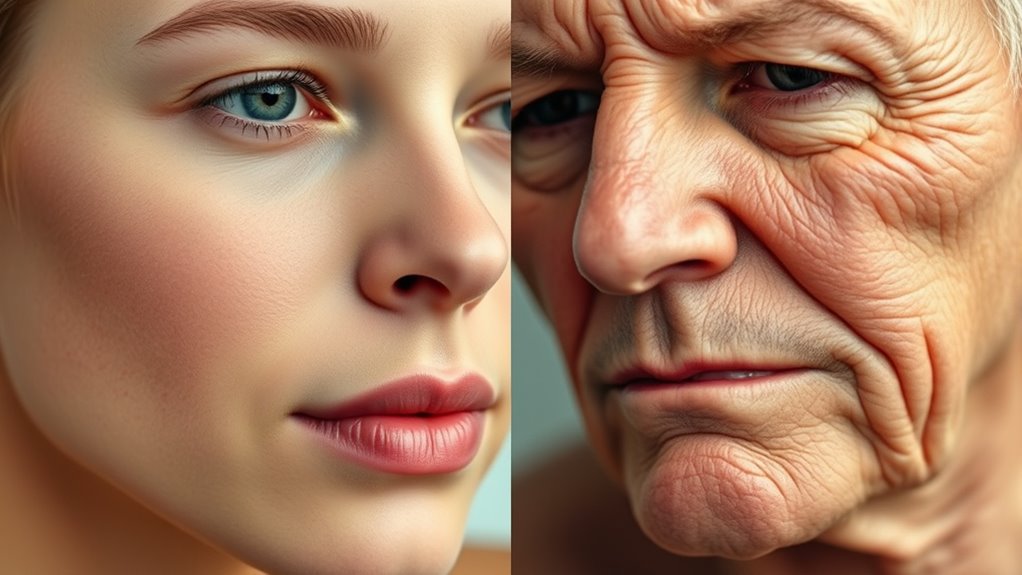 uv damage accelerates aging