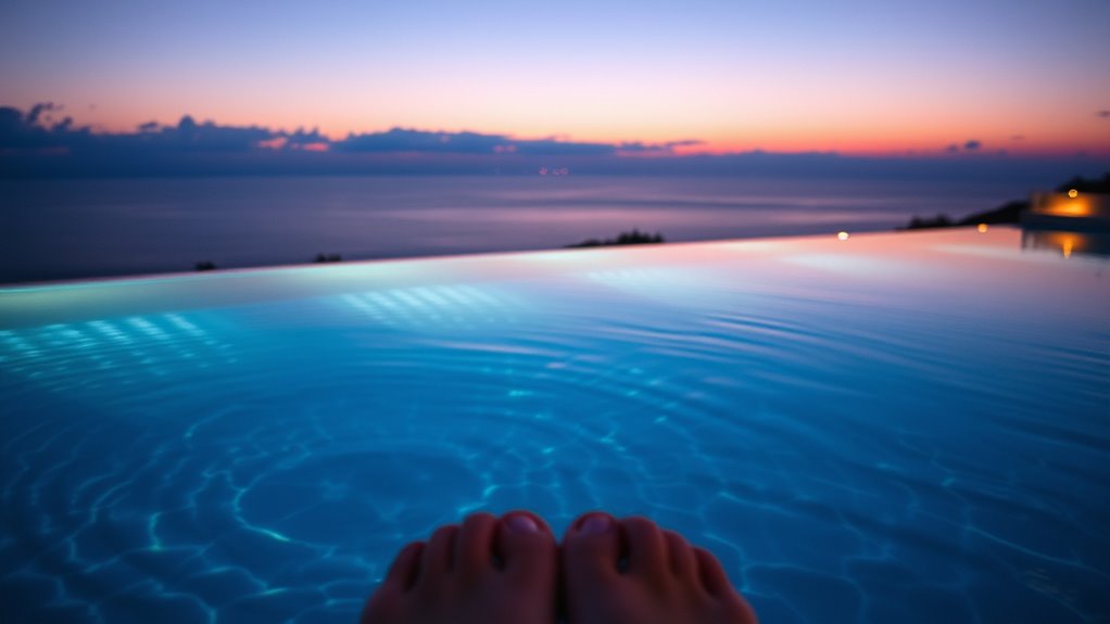 water s luminous reflective glow