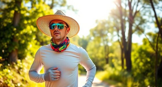 wear sunscreen during exercise