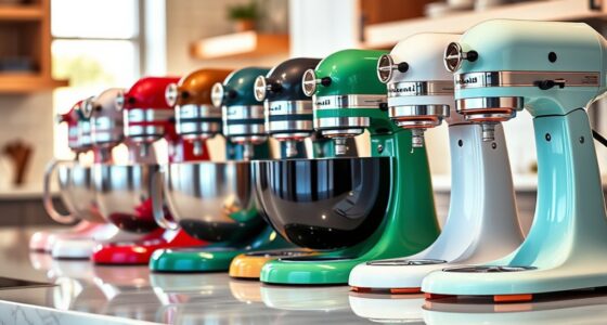 top kitchenaid mixer colors