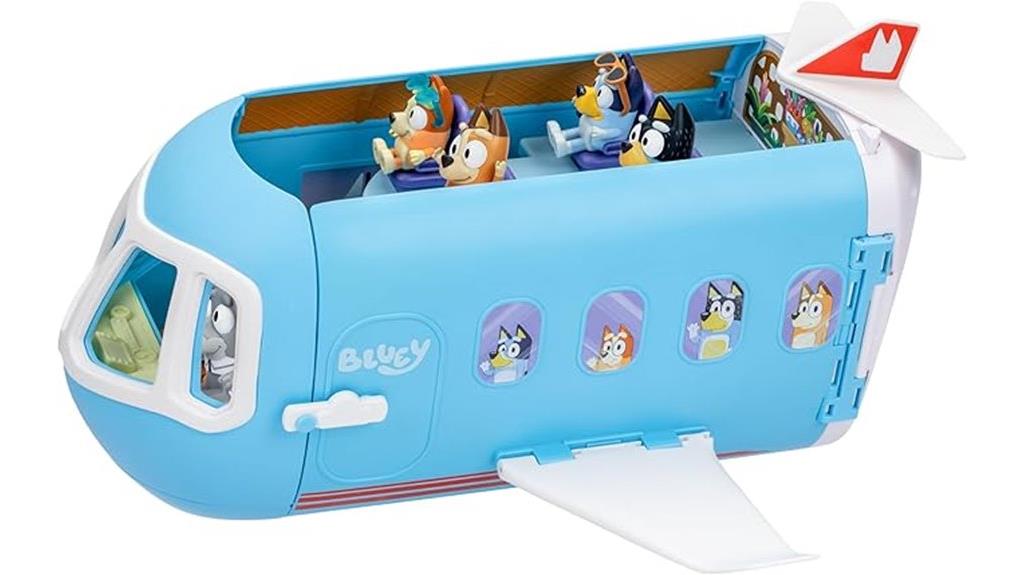 transforming bluey airplane toy