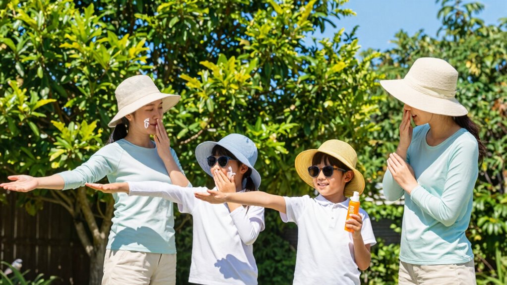 consistent sun protection routine